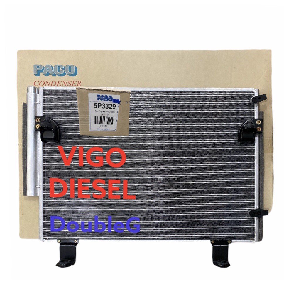 แผงแอร์-vigo-ดีเซลทุกรุ่น-paco-condensor-vigo-diesel-แผงหน้า-วีโก้-แผงระบายความร้อน-vigo-แผงคอยล์ร้อน-vigo-diesel