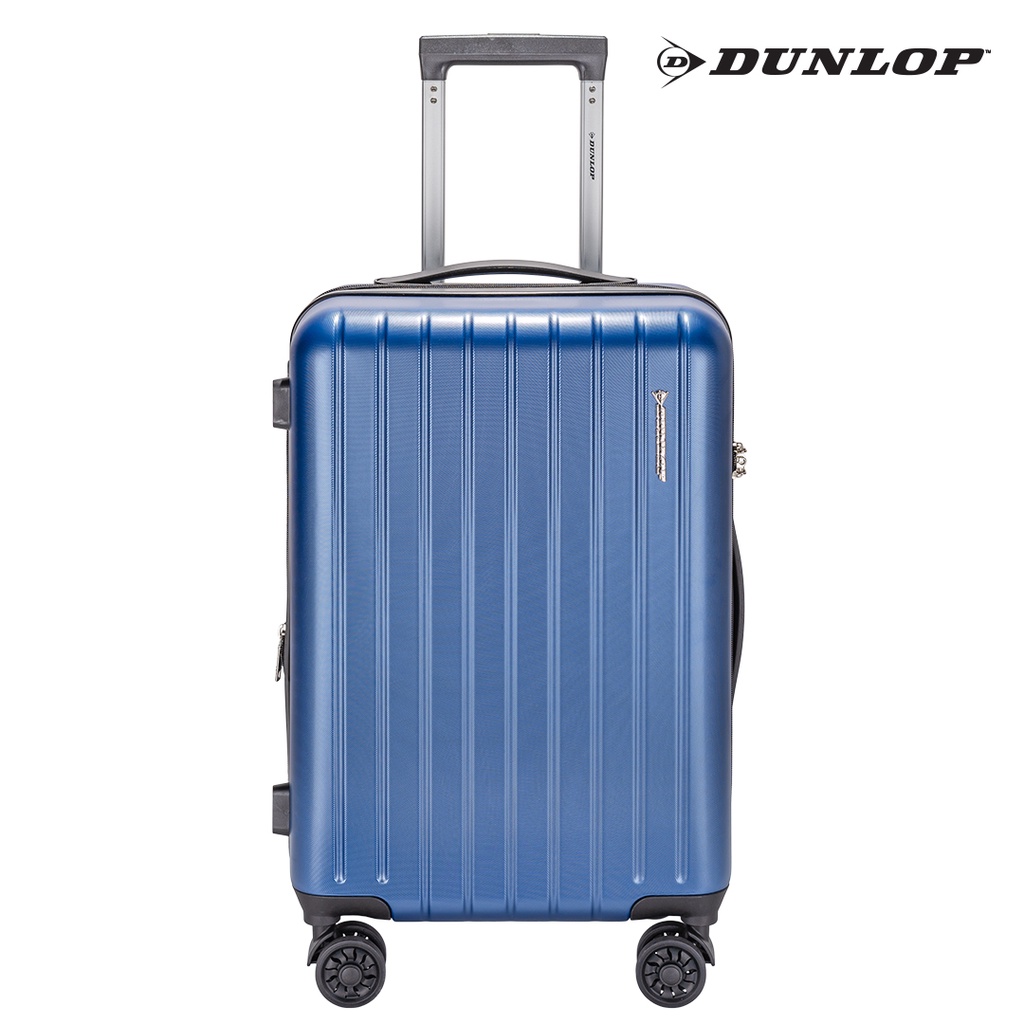 dunlop-everett-กระเป๋าเดินทางขนาด-20-นิ้ว-ถือขึ้นเครื่อง-100-abs-ล้อคู่-8ล้อ-ระบบซิปคู่นิรภัยพร้อมซิปขยาย