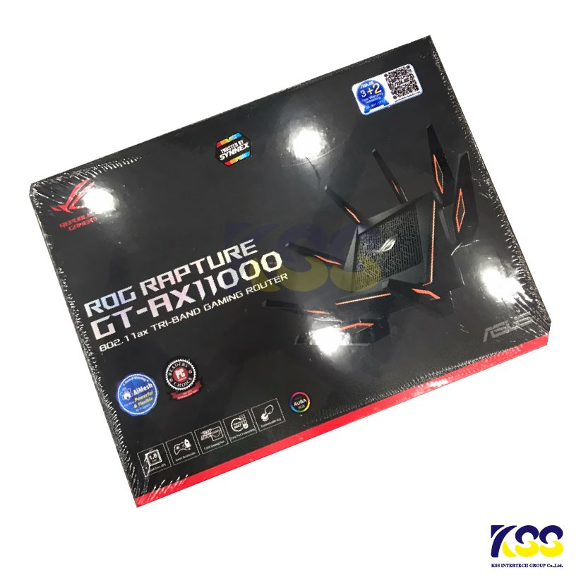 ASUS ROG RAPTURE GT-AX11000 ROUTER AX11000 TRI BAND WI-FI 6 (802.11AX ...