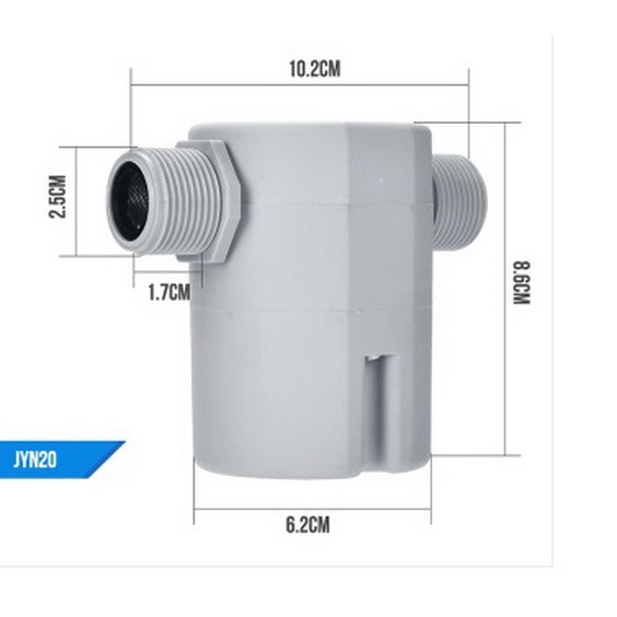 สวิทซ์ลูกลอยควบคุมน้ำอัตโนมัติ-juny-ขนาด-3-4-รุ่น-jyn20-น้ำเข้าด้านข้าง-mini-newest-patented-float-switch-industrial