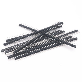 50 ชิ้น 40 Pin 1x40 Single Row Male 2 . 54 Breakable Pin อุปกรณ์ขั้วต่อสายไฟ