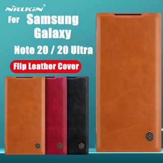 [Samsung] เคสฝาพับ Nillkin Qin Samsung Galaxy Note20 Note 20 Ultra