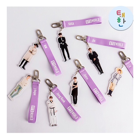 BTS BTS WORLD Strap Keyring OFFICIAL MD Shopee Thailand