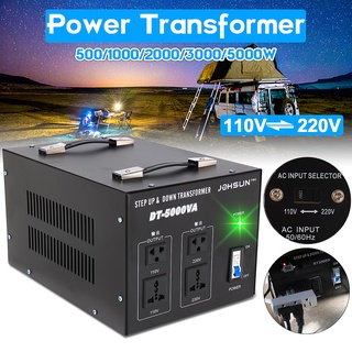 อุปกรณ์แปลงแรงดันไฟฟ้า 5000 3000 2000 1000 500W 50Hz 60Hz 9A 220V auf 110V