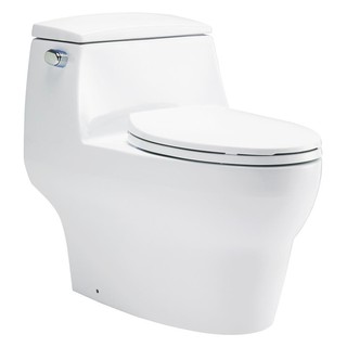 Sanitary ware 1-PIECE TOILET KARAT K-72479X-C-WK 4.5L WHITE sanitary ware toilet สุขภัณฑ์นั่งราบ สุขภัณฑ์ 1 ชิ้น KARAT K