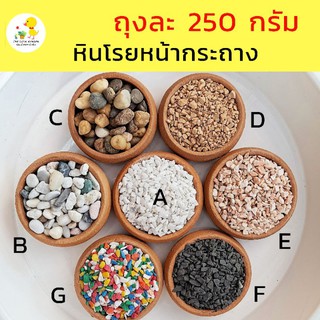 หินโรยหน้ากระถาง หินแคคตัส หินโรย ถุงละ 250 / 500 กรัม &amp; เม็ดดินเผา เล็ก/กลาง 400 กรัม