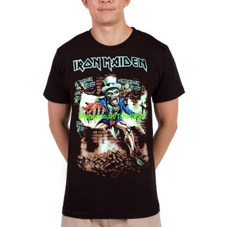 เสื้อยืดวินเทจเสื้อวง Iron Maiden เสื้อผ้าแฟชั่น ไอเอิร์นเมเดน ไอร่อน เสื้อร็อค เสื้อทัวร์ เสื้อวินเทจ RCM1738S-5XL