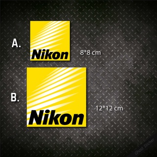 ภาพหน้าปกสินค้าสติกเกอร์กล้อง Nikon / นิคอน 2 ขนาด งานพิมพ์ ที่เกี่ยวข้อง