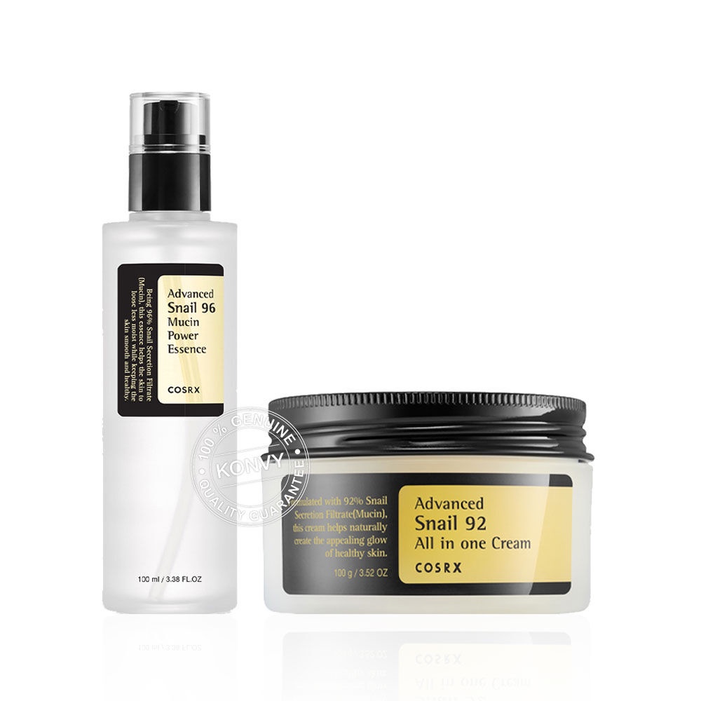 COSRX Advanced Snail Set Advanced Snail 96 Mucin Power Essence 100ml ...