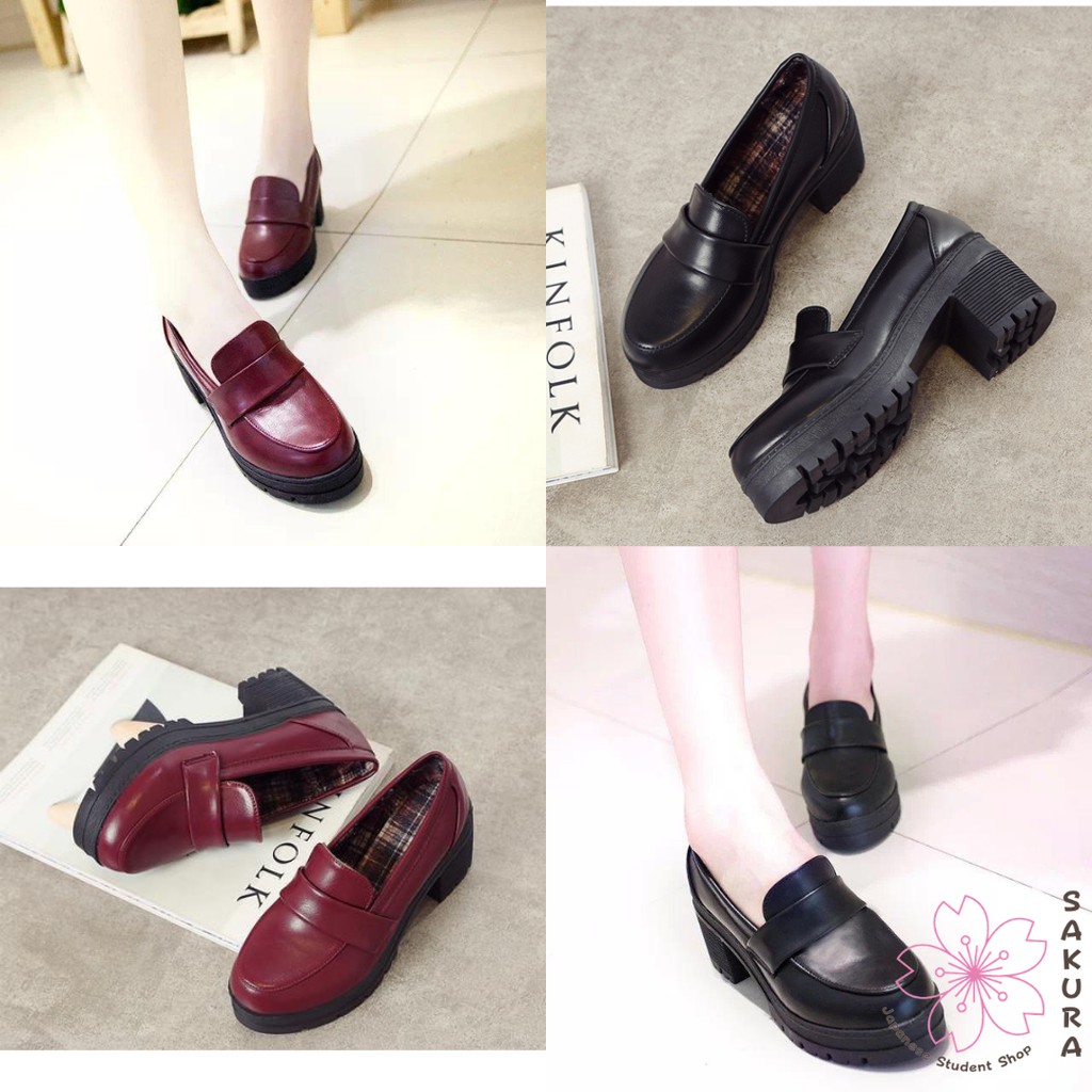 ภาพหน้าปกสินค้าพร้อมส่ง รองเท้านักเรียนญี่ปุ่น รองเท้าเมด สไตล์ Lolita น่ารักแบบสาวญี่ปุ่น