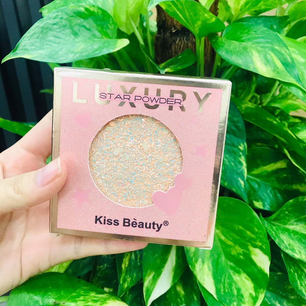 81200-03-แป้งพัฟ-2-ชั้น-แป้ง-kiss-beauty-star-powder-แป้งพัฟ-powder-เครื่องสําอาง-beauty