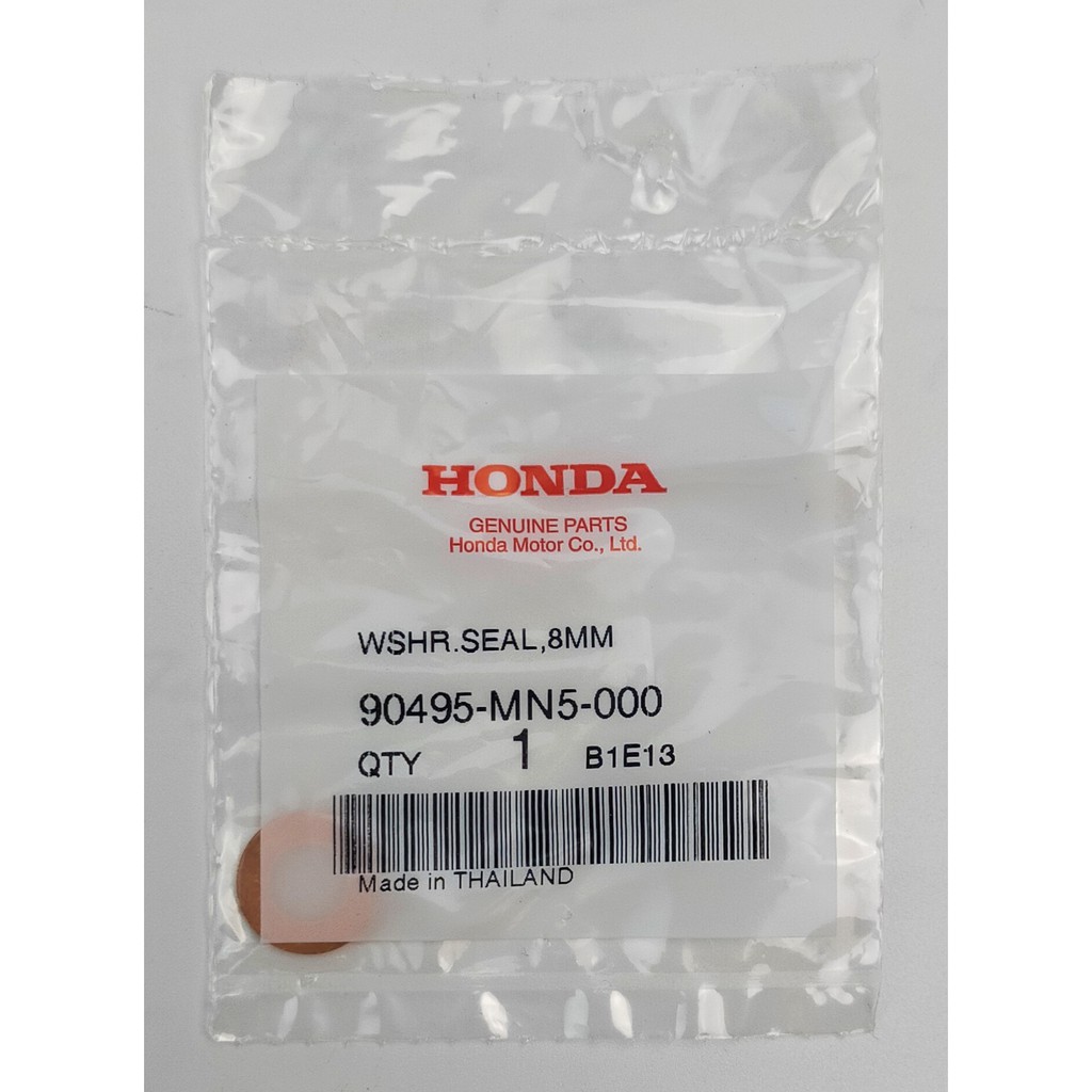 90495-mn5-000-แหวนรองกันรั่ว-8-มม-honda-แท้ศูนย์