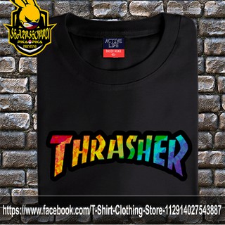 เสื้อยืดTREND Thrasher Rainbow Mag T-shirt