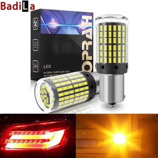 หลอดไฟเลี้ยว ไฟตัดหมอก LED 1156 BA15S BAU15S 1157 7440 7443 3014 144SMD สําหรับรถยนต์ 2 ชิ้น