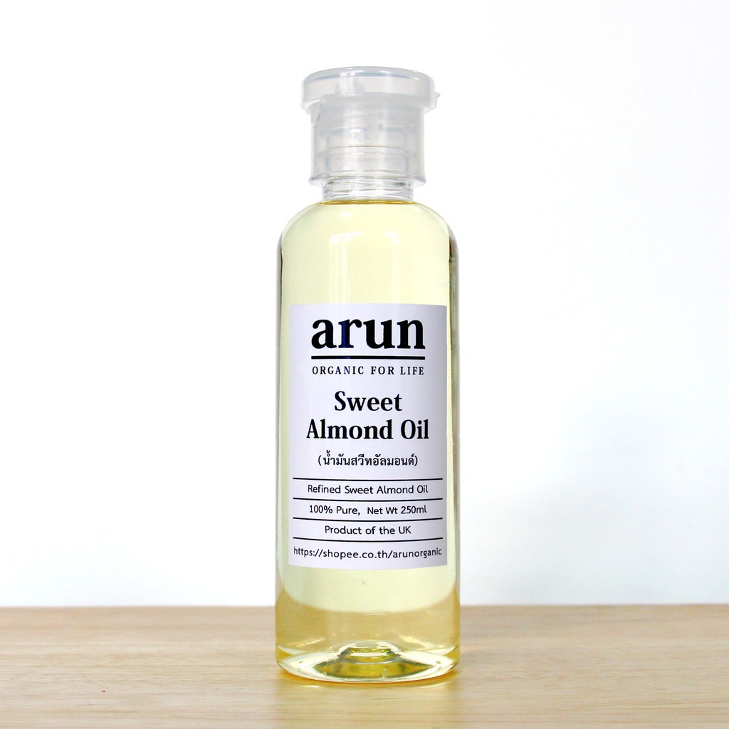 ac น้ำมันสวีทอัลมอนด์ แท้ 100 ขนาด 250 ml, Sweet Almond Oil Shopee