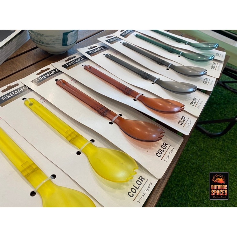 ช้อนพกพา Tritan Spork Color | Shopee Thailand