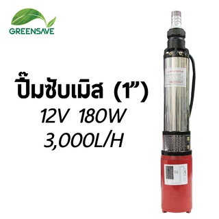 ปัีี๊มซับเมิส (1”) 12V 180W 3,000L/H