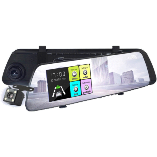 ASTON Super Touch Cam Pro กล้องติดรถยนต์ จอสัมผัส 2 กล้องหน้าหลังคมชัด FullHD ดีไซน์บางเฉียบ+WDR