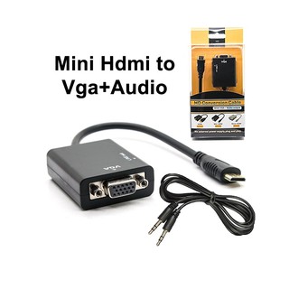 ภาพหน้าปกสินค้าMini HDMI to VGA...... ที่เกี่ยวข้อง