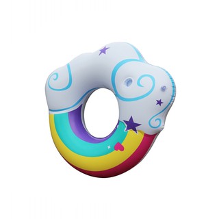 Float Me Summer ห่วงยางก้อนเมฆสายรุ้ง Inflatable Cloud Rainbow Ring