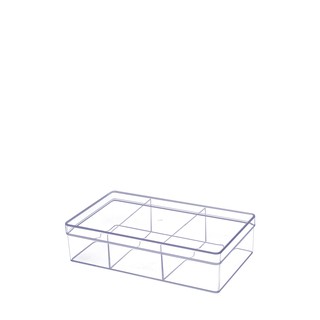 BOXBOX กล่องเหลี่ยมใส 3 ช่อง รุ่น 6233 ภาชนะเก็บอุณหภูมิ