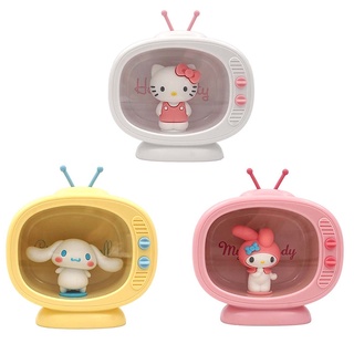 ภาพหน้าปกสินค้าSANRIO โมเดลทีวี My Melody Cinnamoroll ขนาดเล็กอุปกรณ์เสริมสําหรับเด็กผู้หญิง ที่เกี่ยวข้อง