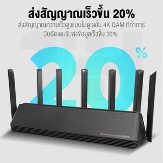 ภาพขนาดย่อของภาพหน้าปกสินค้าXiaomi Mi AIoT AX3600 Router AC2100 WiFi6 IoT 5G AX6000 AX3000 เราเตอร์รับสัญญาณ Wi-Fi 6 จากร้าน thaimall บน Shopee