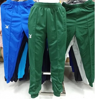 FBT กางเกงวอร์ม กางเกงขายาว ขาจั้ม สีเขียว-สัน้ำเงิน 28-310