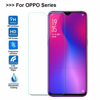 9H OPPO A12S A37 A39 A5 A52 A53 A72 A92 A57 A71 A59 A77 A7 A9 A79 A83 A1 A12 A5 2018 2020 อุปกรณ์กันรอยหน้าจอ ฟิล์มกระจกนิรภั โฟกัส