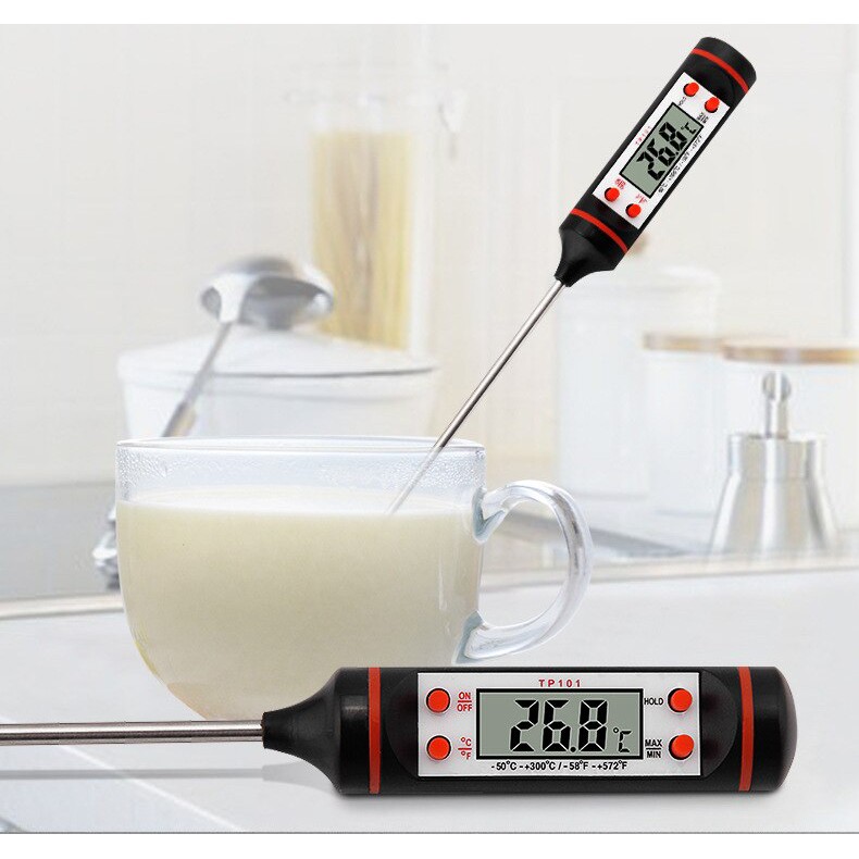 ที่วัดอุณหภูมิดิจิตอล-สำหรับทำอาหาร-ในครัว-kitchen-cooking-food-meat-probe-digital-bbq-thermometer-50-to-300c