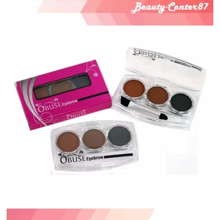 obuse-eyebrow-ob039-โอบิวส์-เขียนคิ้วพาเลทฝุ่น