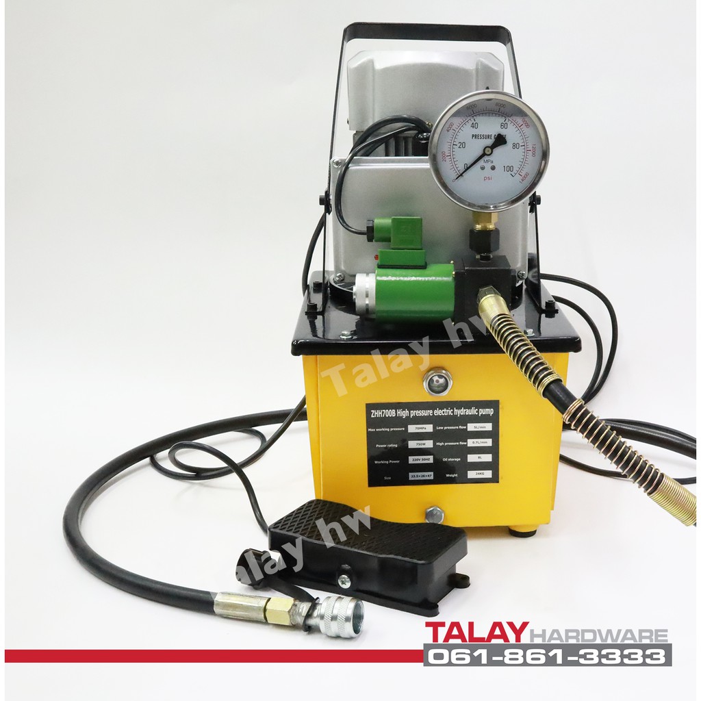 ปั๊มไฮดรอลิกไฟฟ้า-1-ทาง-electric-pump-hydraulic-รุ่น-zhh700b