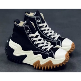 มาใหม่!! รองเท้าผ้าใบหุ้มข้อ เสริมส้น Converse Run Star Motion Sneakers (สีดำ)  พร้อมส่ง มีไซส์36-40