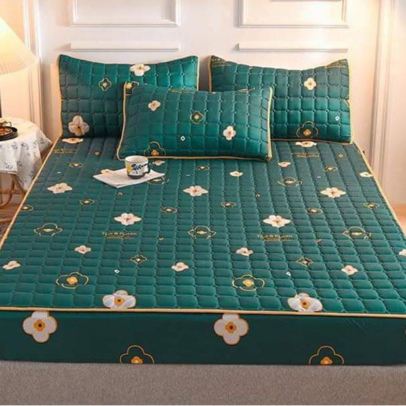 ภาพสินค้าSale . ผ้าปูที่นอนรองเตียง ผ้าปูที่นอนรัดมุม 360 องศา ระบายอากาศได้ดี จากร้าน baby_sweetie บน Shopee ภาพที่ 4