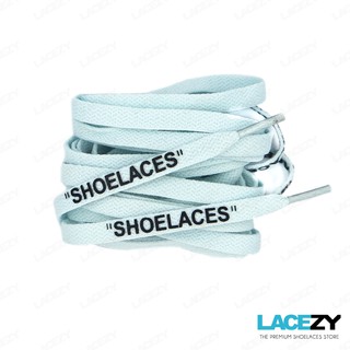 ภาพขนาดย่อของภาพหน้าปกสินค้าLacezy เชือกรองเท้า OFF-WHITE พิมพ์ SHOELACES แบน  เชือก Off white จากร้าน lacezyth บน Shopee ภาพที่ 1