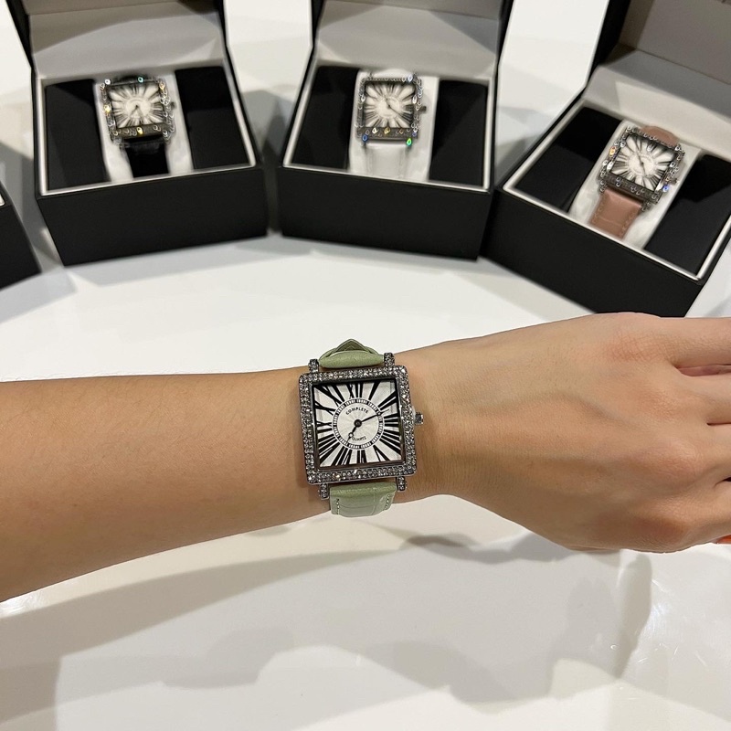 minimal-square-watch-silver-นาฬิกาหรู-นาฬิากาแฟชั่น-นาฬิกาเซเลป