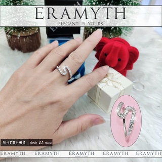 Eramyth Jewelry แหวน เงินแท้ SI-0110-R01 งานฝังเพชรสวิลCZ สินค้ามาตรฐานส่งออก(สินค้าพร้อมส่ง)