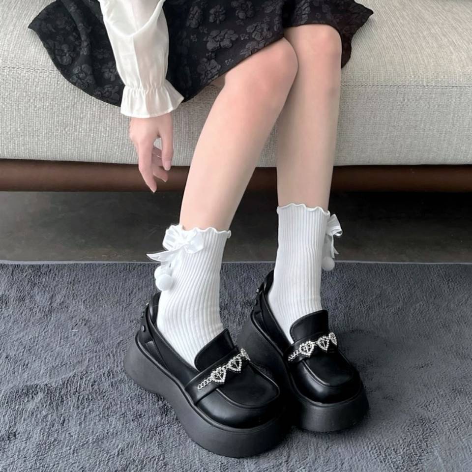 ถุงเท้า-jk-น่ารัก-ถุงเท้ากลางหลอด-สาวอ่อนนุ่มของญี่ปุ่นถุงเท้าถุงเท้าโบว์หวาน-ถุงเท้าลูกไม้ลูกไม้ลูกไม้ลูกไม้ฝ้าย
