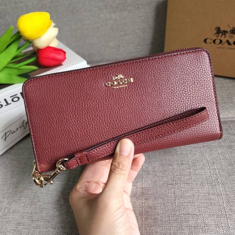 coach-c4451-long-zip-around-wallet