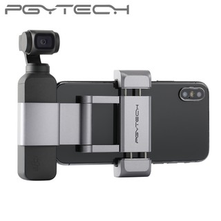 Pgytech ที่วางโทรศัพท์ แบบคลิปหนีบ + ที่วาง สําหรับ DJI OSMO POCKET 1 2