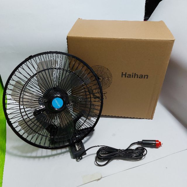 ภาพสินค้าพัดลมติดหน้ารถยนต์ Haihan 10นิ้ว 6ใบพัด DC-24 V โวล์ท พัดลม(สีดำ) ใช้กระรถ 6ล้อขื้นไปค่ะ จากร้าน koung9696 บน Shopee ภาพที่ 6