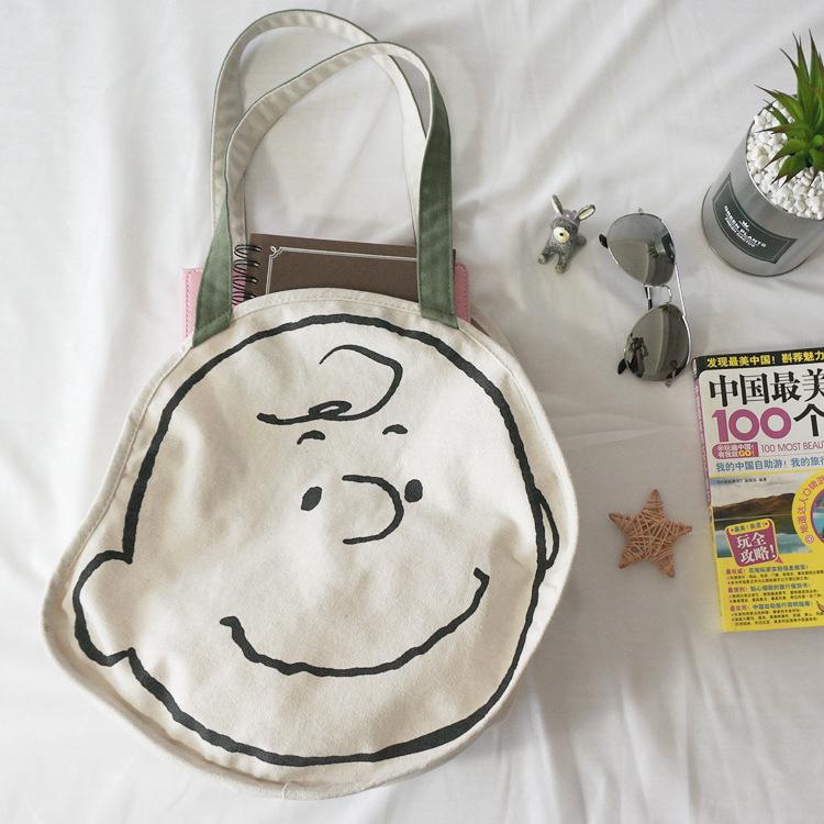 พร้อมส่งค่ะ ♥Snoopy Charlie Brown กระเป๋าสะพายข้างผู้ชาย กระเป๋า Women Shoulder Bag Canvas Bag Shopping Bag Tote Bag