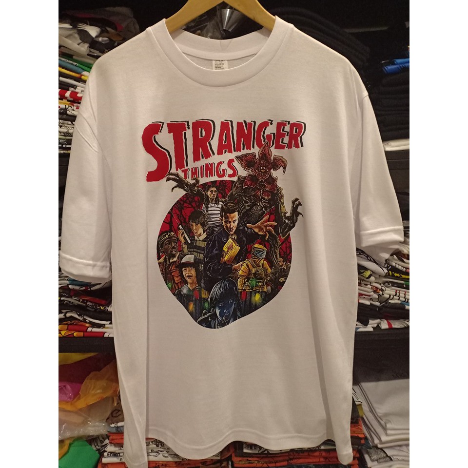 เสื้อยืดสีขาวเสื้อยืด-stranger-things-t-shirts-4xl