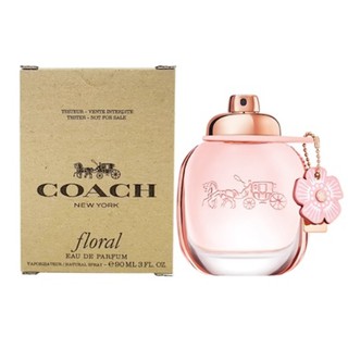 Coach New York Floral EDP 90 ml เทสเตอร์ กล่องน้ำตาล