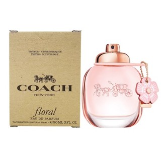 Coach New York Floral EDP 90 ml เทสเตอร์ กล่องน้ำตาล