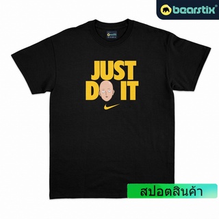 Saitama เสื้อยืด  Nik3 One Punch Man เสื้อยืด  Just Do It Tshirt  เสื้อเชิ้ตอนิเมะเสื้อยืดอินเทรนด์