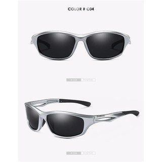 (ส่งจากไทย+ของแถมในชุด) แว่นกันแดด รุ่น166-4 เลนส์ polarized ของแท้100% ตัดแสง สบายตา ยี่ห้อ DUBERY