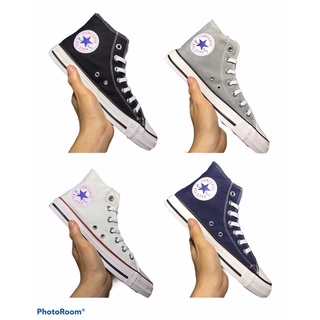 ภาพขนาดย่อของสินค้าCoverse All Star  หุ้มข้อ : สีดำ กรม ดำล้วน ขาว เทา