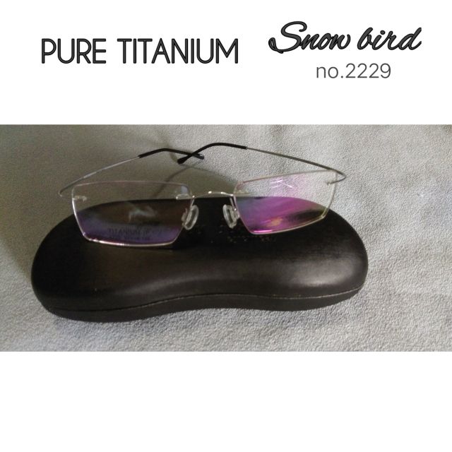 แว่นตากรอบ-แว่นตาไทเทเนียม-puretitanium-snowbird-เฟรมไร้กรอบ-frameless-กรอบแว่นตา-แว่นตา