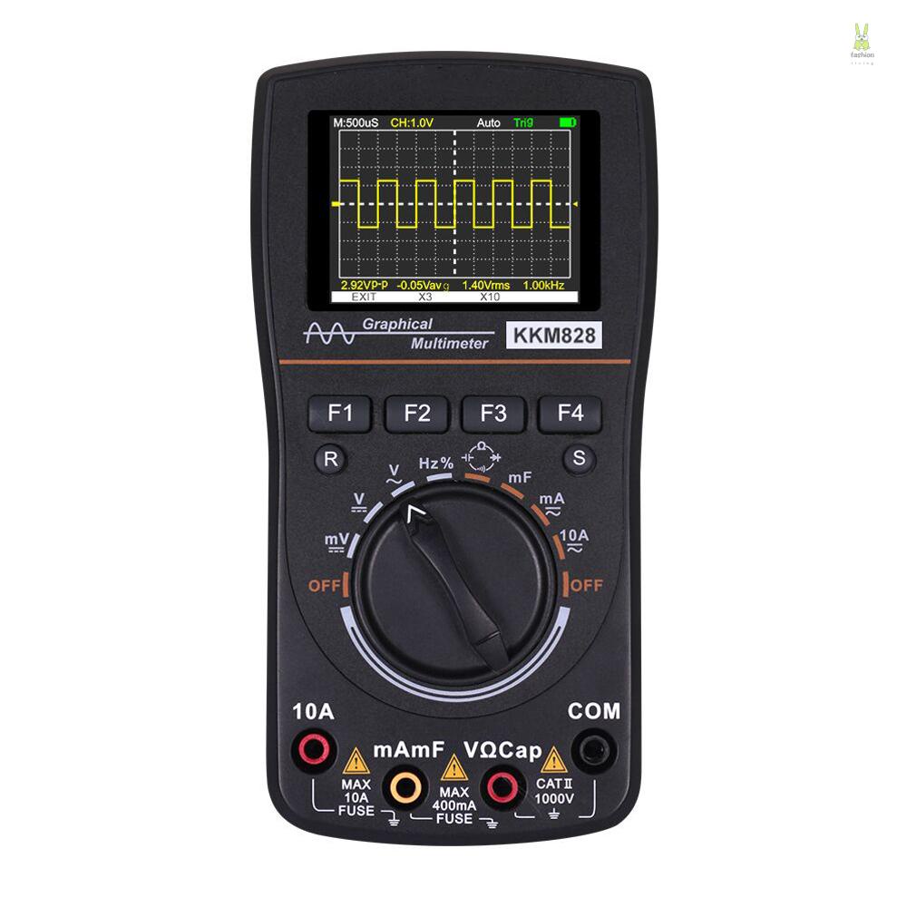 flt-kkmoon-kkm828-มัลติมิเตอร์ออสซิลโลสโคปดิจิทัลอัจฉริยะ-2-in-1-พร้อมหน้าจอสี-2-4-นิ้ว-แบนด์วิดท์-1mhz-อัตราการสุ่มตัวอย่าง-2-5msps-สําหรับทดสอบ-diy-และอิเล็กทรอนิกส์